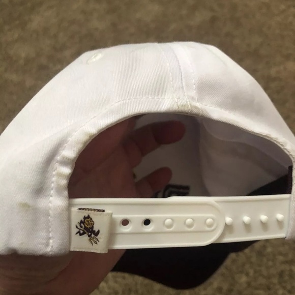 Arizona State Devils White Snapback Hat Top World Towcaps Adjustable Cap - Picture 4 of 7